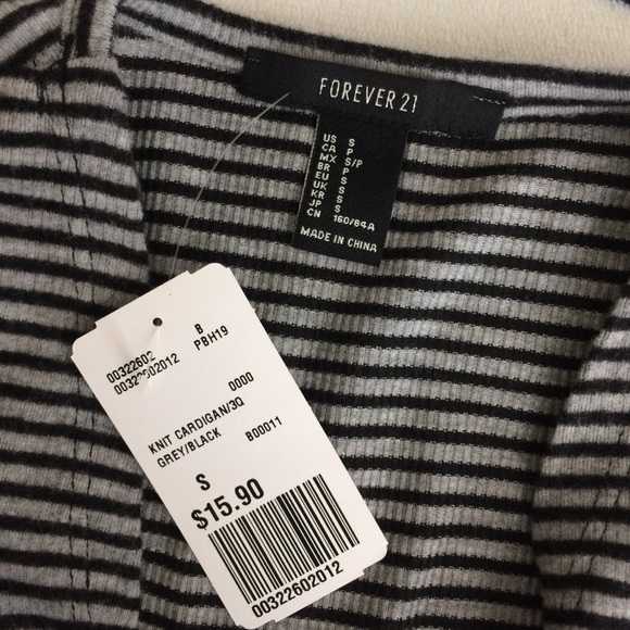 FREE w/ purchase Striped Cardigan - Picture 2 of 2